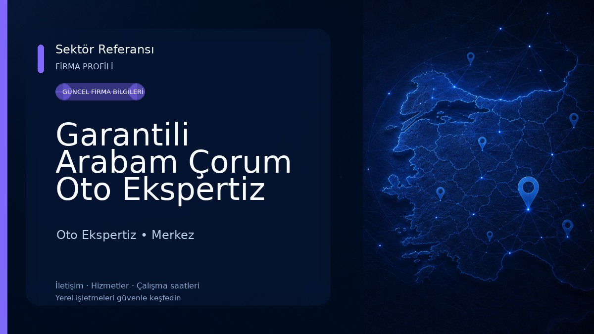 Garantili Arabam Çorum Oto Ekspertiz 