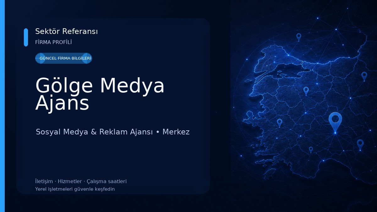 Gölge Medya Ajans Sosyal Medya & Reklam Ajansı