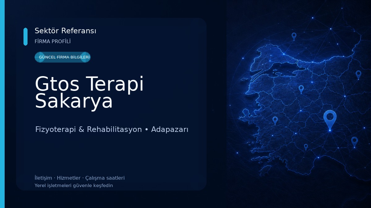 Gtos Terapi Sakarya 