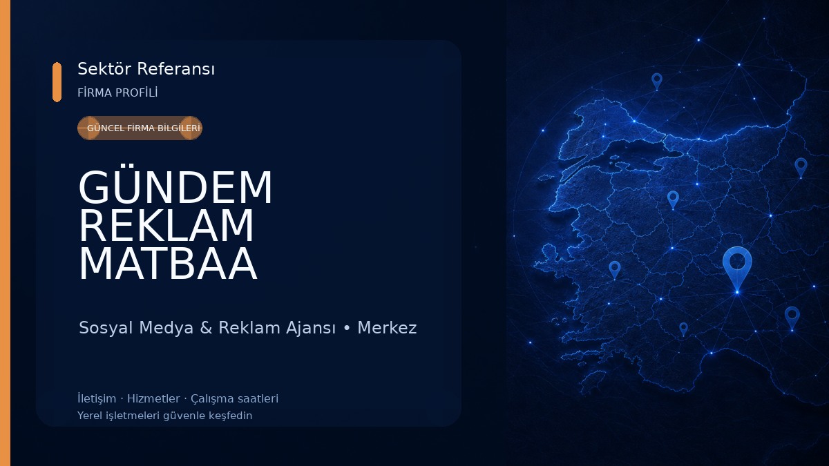 GÜNDEM REKLAM MATBAA Sosyal Medya & Reklam Ajansı