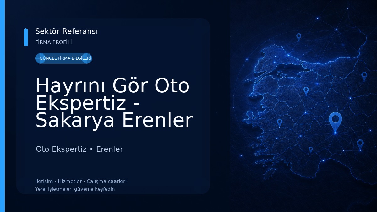 Hayrını Gör Oto Ekspertiz - Sakarya Erenler Oto Ekspertiz