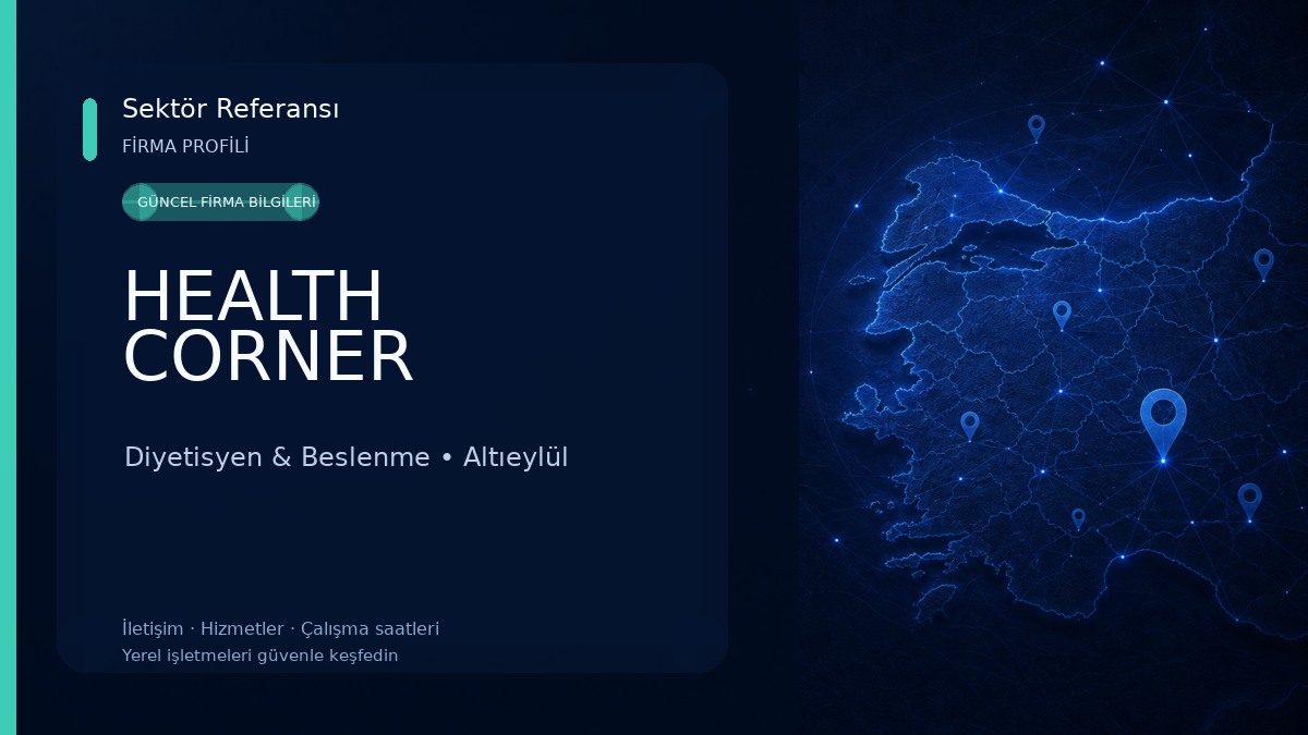 HEALTH CORNER Diyetisyen & Beslenme