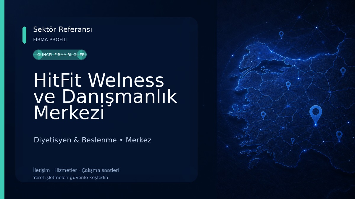 HitFit Welness ve Danışmanlık Merkezi Diyetisyen & Beslenme