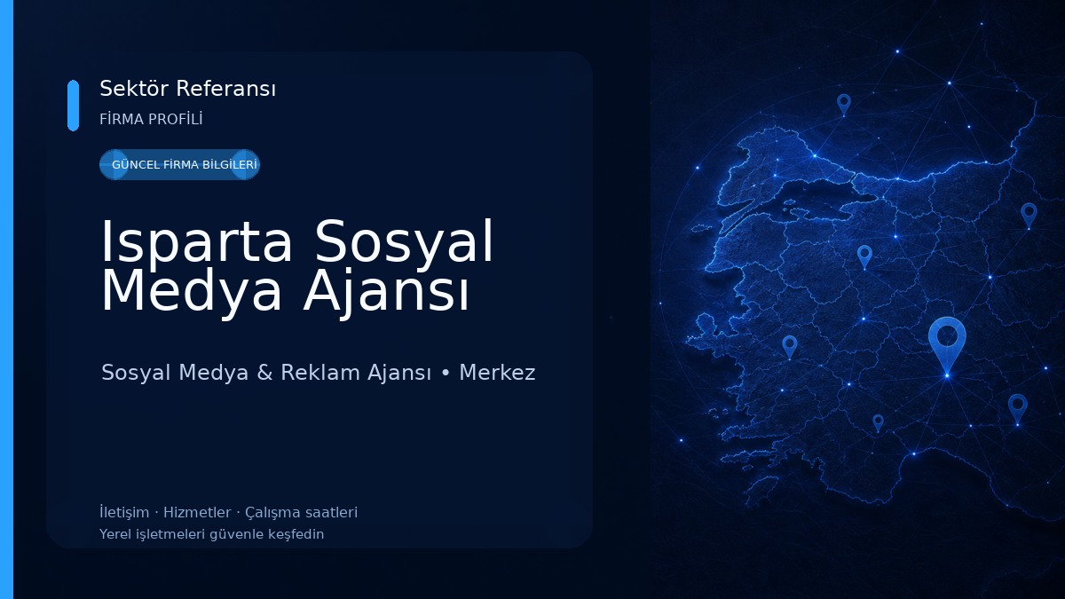 Isparta Sosyal Medya Ajansı Sosyal Medya & Reklam Ajansı