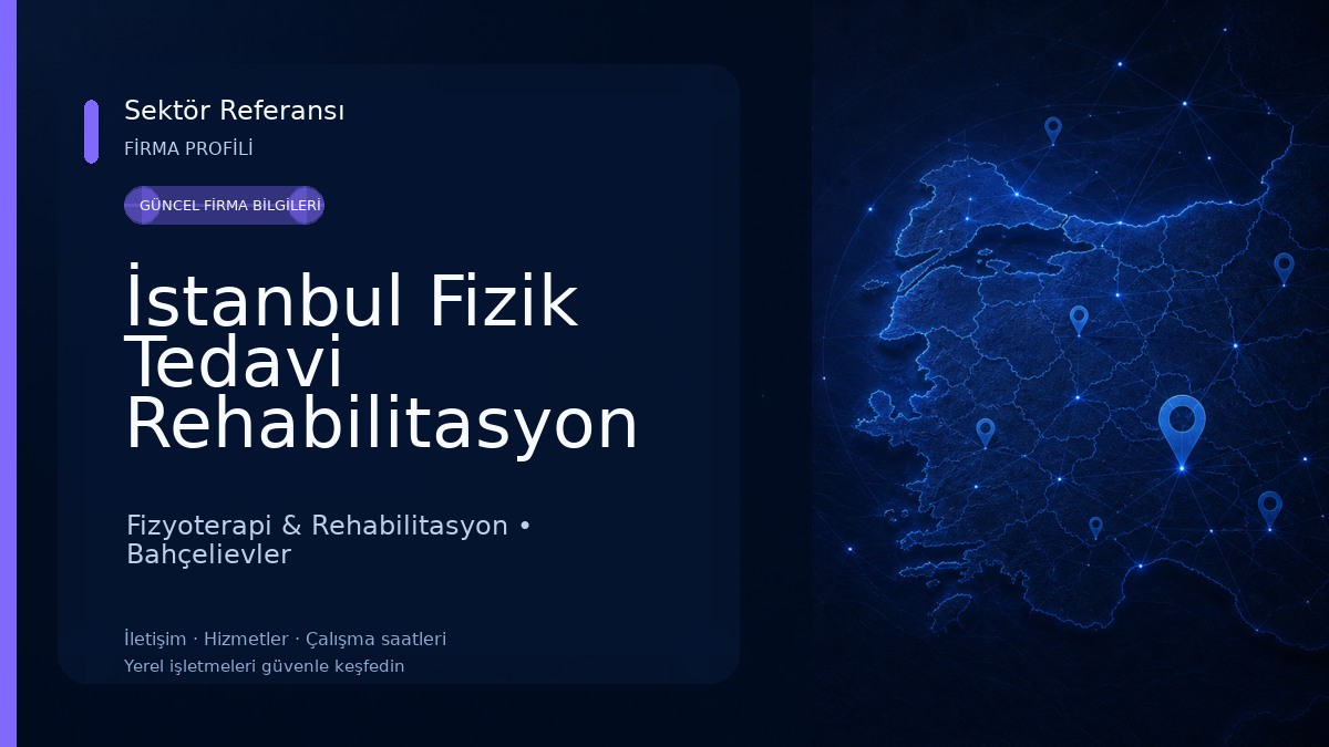 İstanbul Fizik Tedavi Rehabilitasyon Eğitim Ve Araştırma Hastanesi