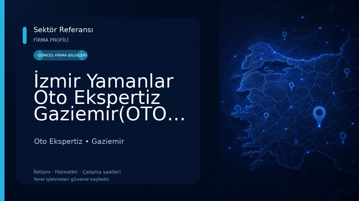 İzmir Yamanlar Oto Ekspertiz Gaziemir(OTOKENT ŞUBESİ) Oto Ekspertiz