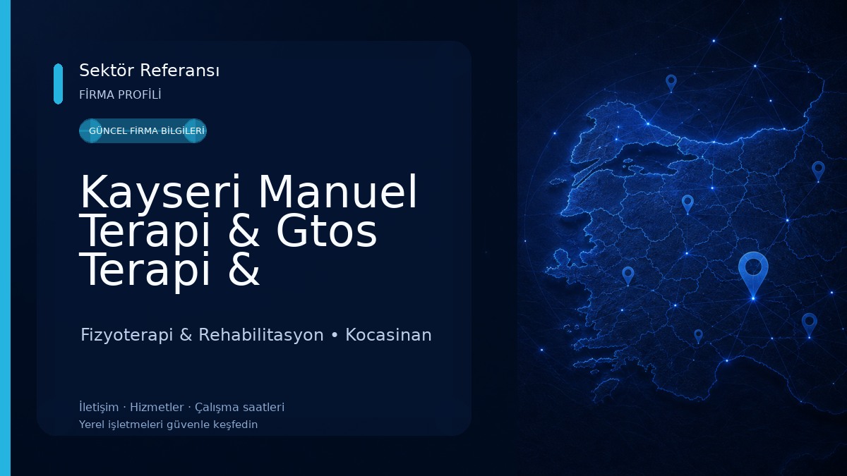 Kayseri Manuel Terapi & Gtos Terapi & Fizyoterapi