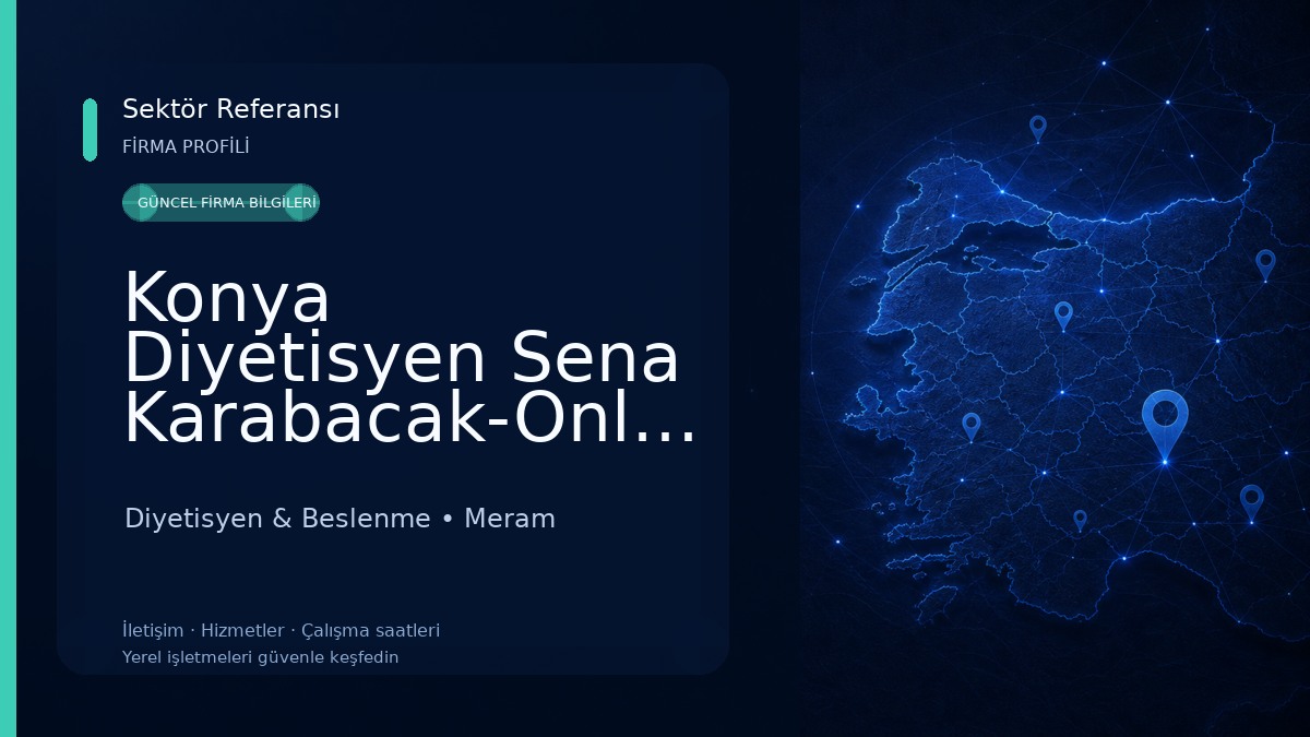 Konya Diyetisyen Sena Karabacak-Online Diyet,Kalıcı Kilo Verme,Eliminasyon Diyeti,Wonder İle Zayıflama, Diyetisyen & Beslenme