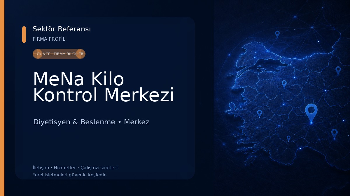MeNa Kilo Kontrol Merkezi Diyetisyen & Beslenme