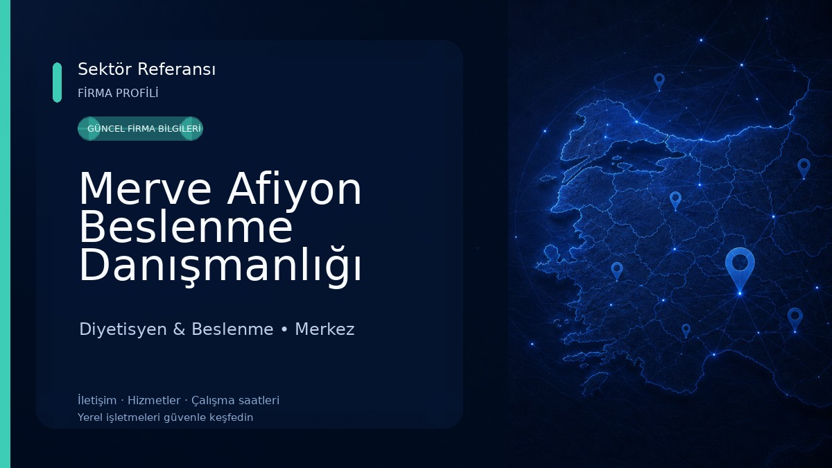 Merve Afiyon Beslenme Danışmanlığı