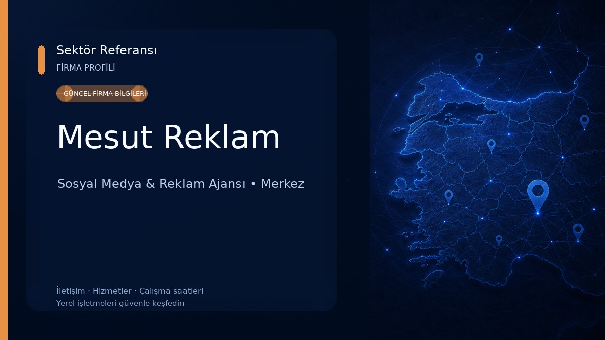 Mesut Reklam Sosyal Medya & Reklam Ajansı