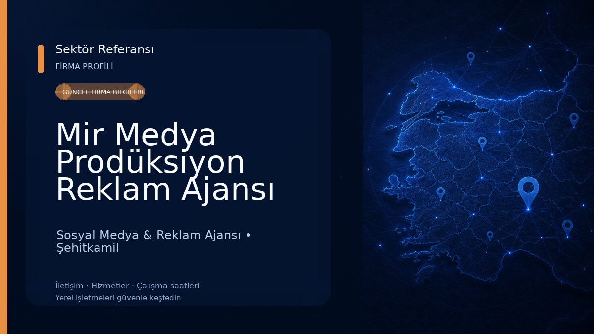 Mir Medya Prodüksiyon Reklam Ajansı Gaziantep (Sosyal Medya) 