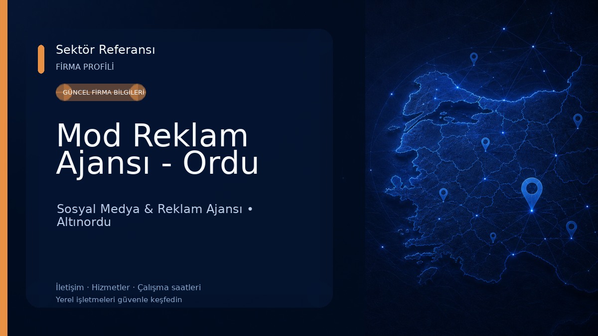 Mod Reklam Ajansı - Ordu 