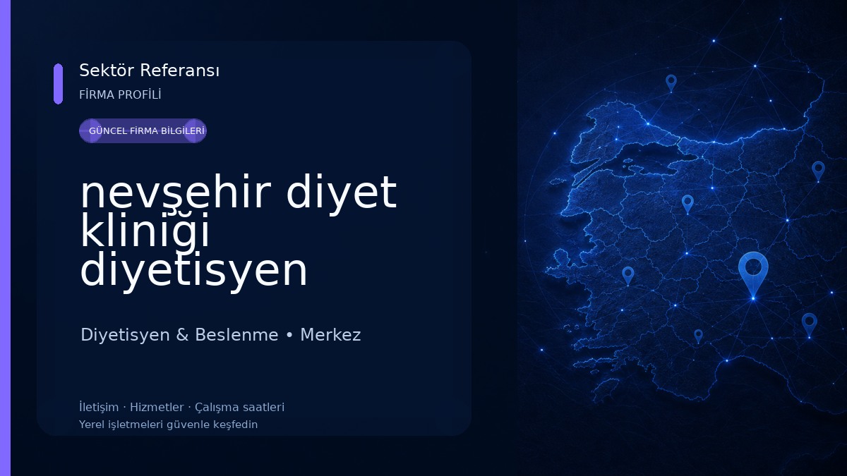 nevşehir diyet kliniği diyetisyen meryem ince