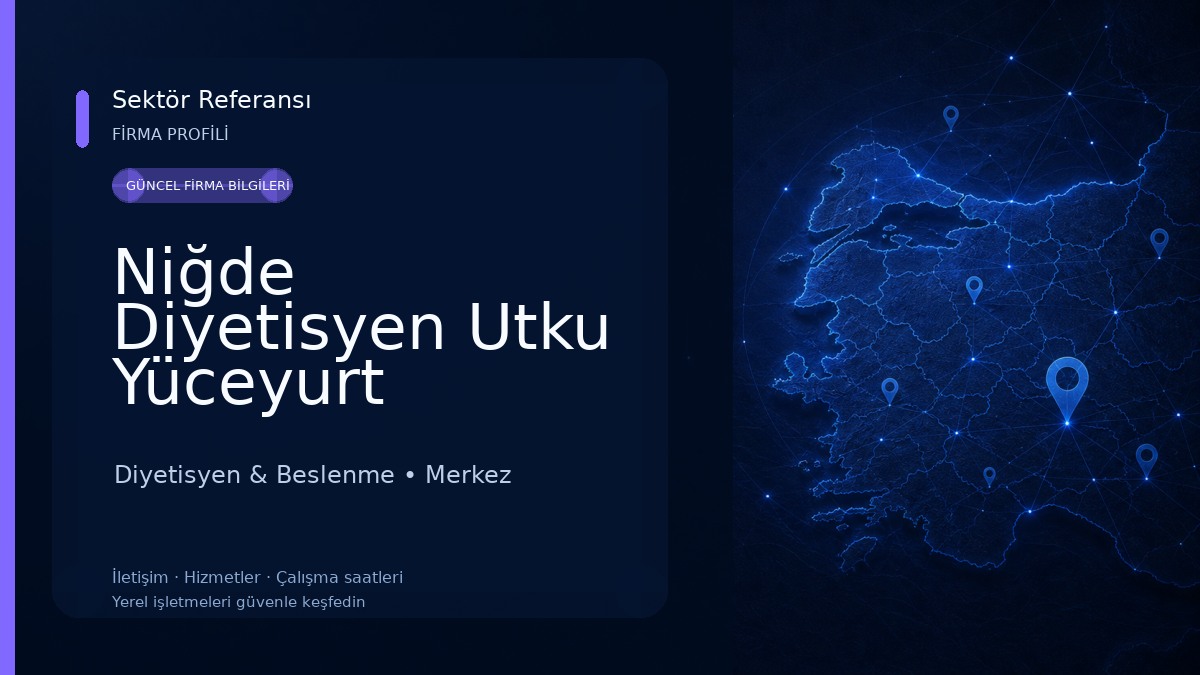 Niğde Diyetisyen Utku Yüceyurt