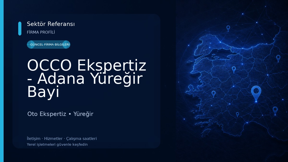 OCCO Ekspertiz - Adana Yüreğir Bayi Oto Ekspertiz