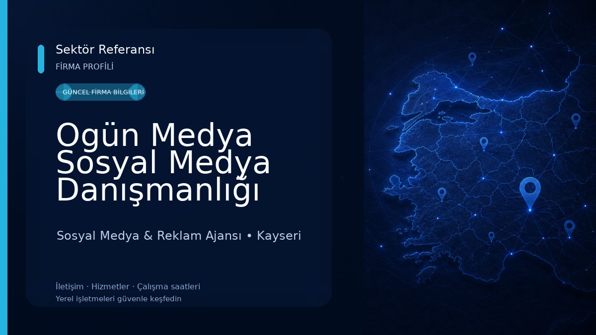 Ogün Medya Sosyal Medya Danışmanlığı Sosyal Medya & Reklam Ajansı