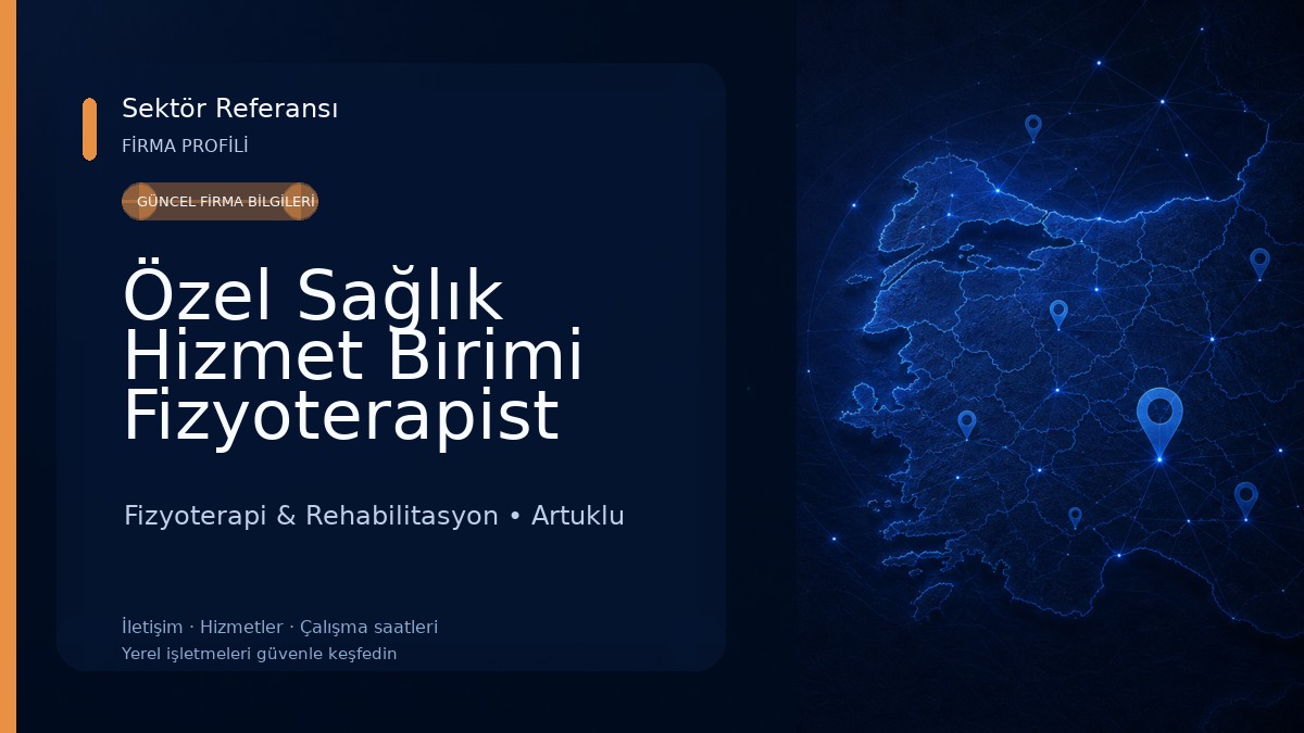Özel Sağlık Hizmet Birimi Fizyoterapist Ayşenur Hamidi Fizyoterapi & Rehabilitasyon