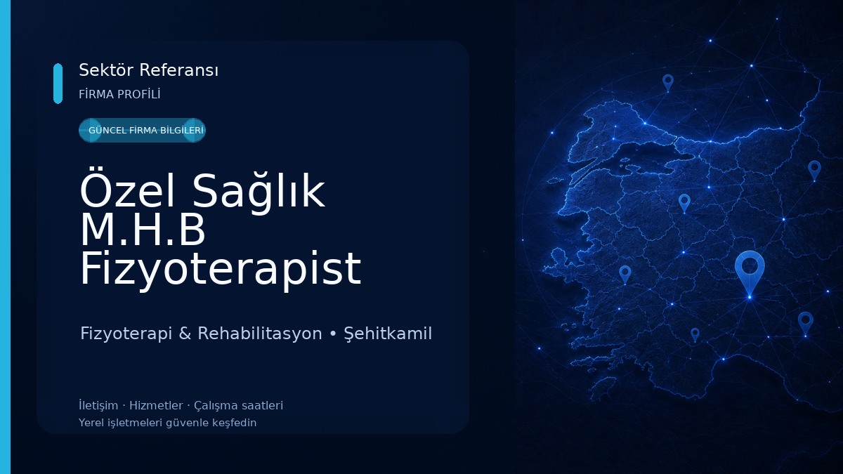 Özel Sağlık M.H.B Fizyoterapist Eyyüp Güzel Fizyoterapi & Rehabilitasyon