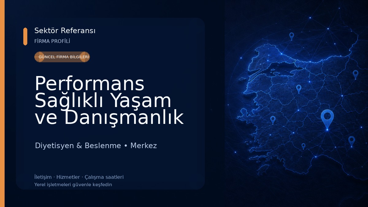 Performans Sağlıklı Yaşam ve Danışmanlık Merkezi 2 Diyetisyen & Beslenme