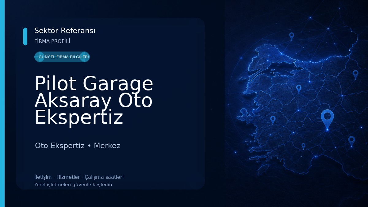 Pilot Garage Aksaray Oto Ekspertiz