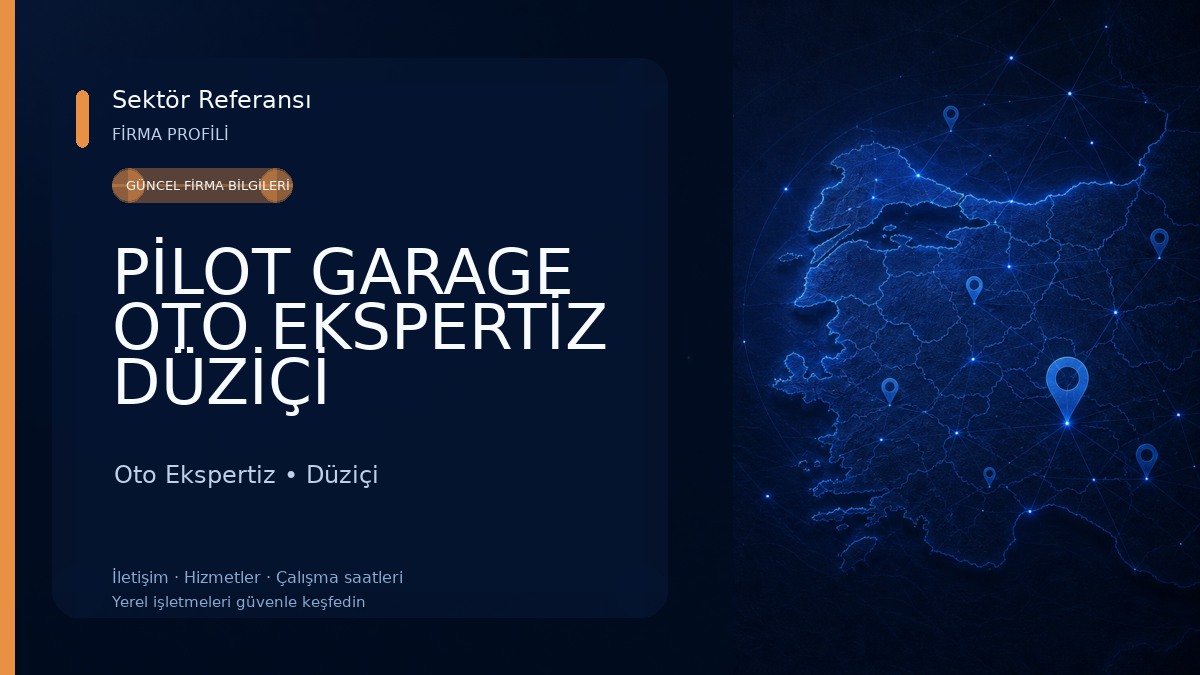 PİLOT GARAGE OTO EKSPERTİZ DÜZİÇİ Oto Ekspertiz