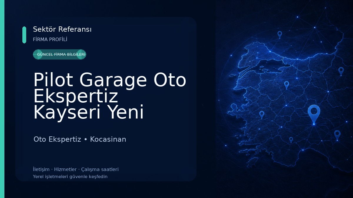 Pilot Garage Oto Ekspertiz Kayseri Yeni Sanayi 2