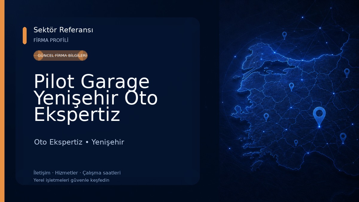 Pilot Garage Yenişehir Oto Ekspertiz Oto Ekspertiz