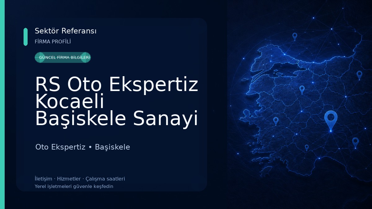 RS Oto Ekspertiz Kocaeli Başiskele Sanayi Sitesi Oto Ekspertiz