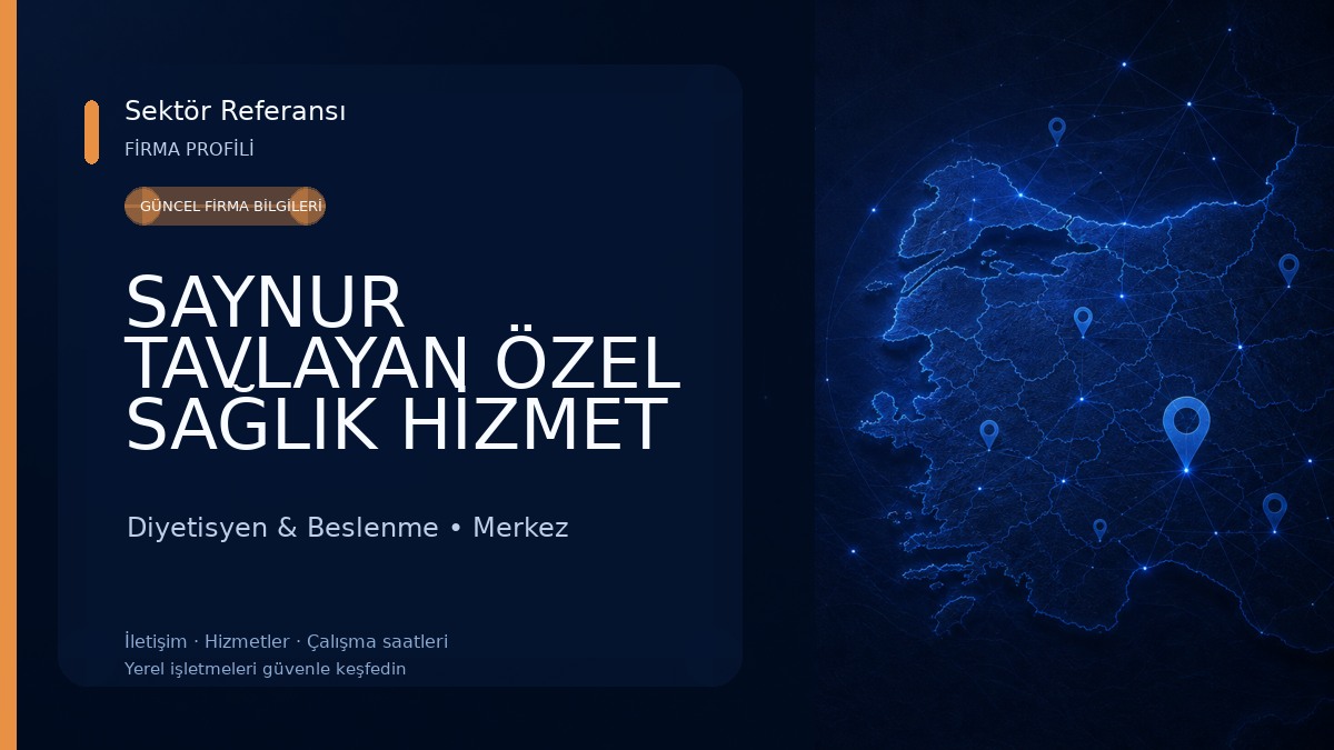 SAYNUR TAVLAYAN ÖZEL SAĞLIK HİZMET BİRİMİ ( FİZYOTERAPİST & DİYETİSYEN )
