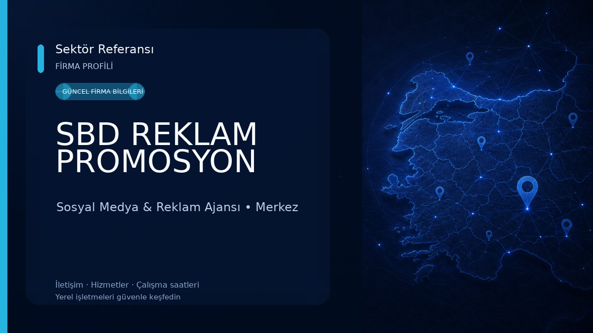 SBD REKLAM PROMOSYON Sosyal Medya & Reklam Ajansı
