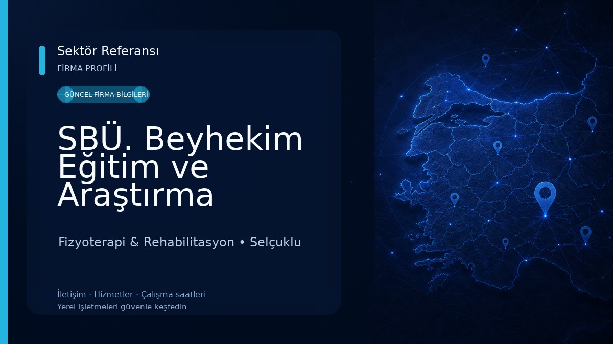 SBÜ. Beyhekim Eğitim ve Araştırma Hastanesi - C BLOK ( Fiziksel Tedavi Ve Rehabilitasyon Kliniği ) Fizyoterapi & Rehabilitasyon
