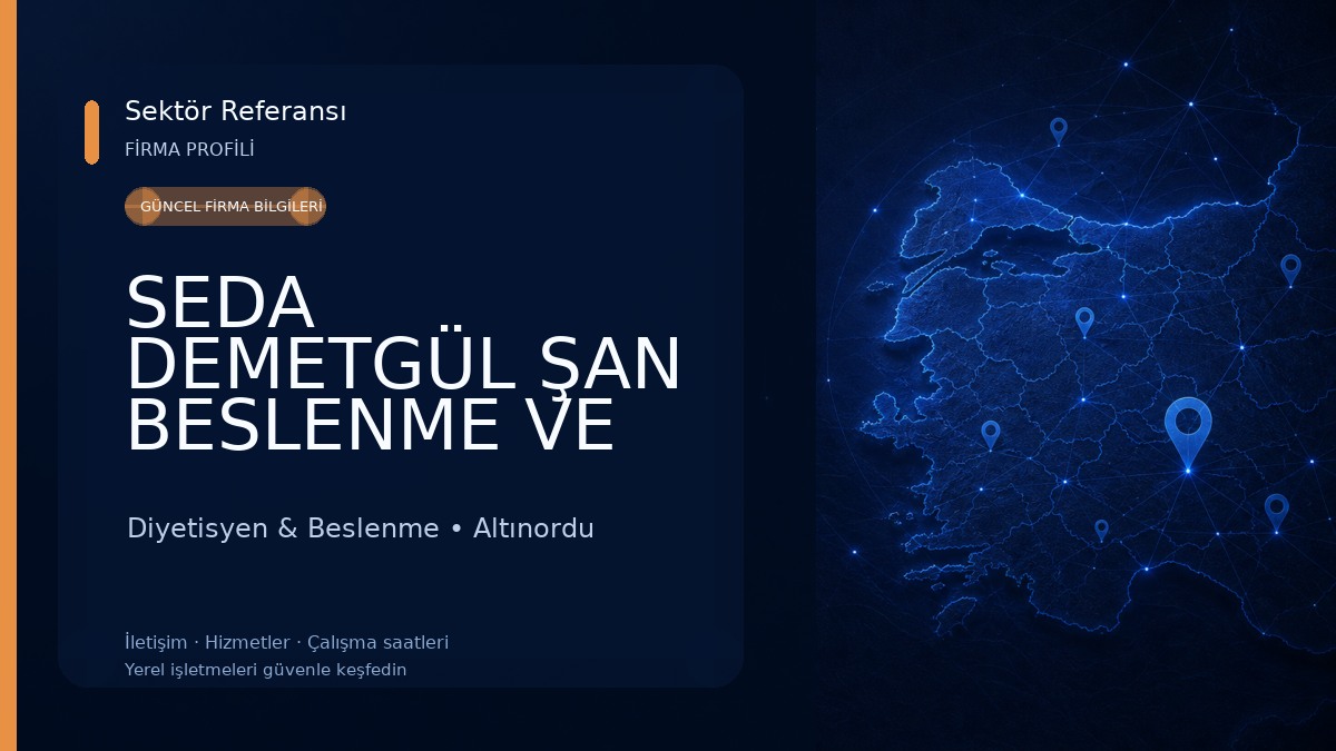 SEDA DEMETGÜL ŞAN BESLENME VE DİYET DANIŞMANLIK MERKEZİ Diyetisyen & Beslenme