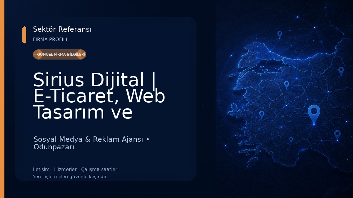 Sirius Dijital | E-Ticaret, Web Tasarım ve Sosyal Medya Ajansı 