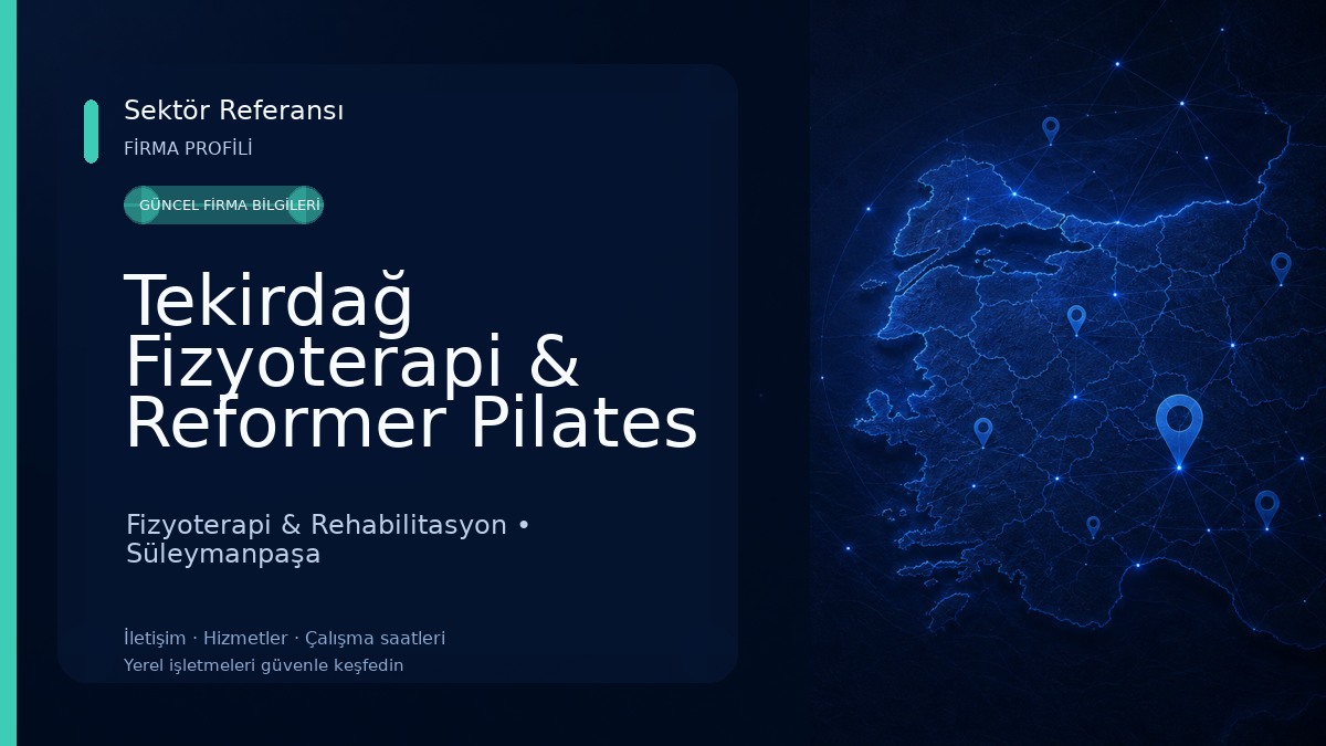 Tekirdağ Fizyoterapi & Reformer Pilates | Fizyoterapist Aleyna Deneri & Fizyoterapist Mert Zorlutuna
