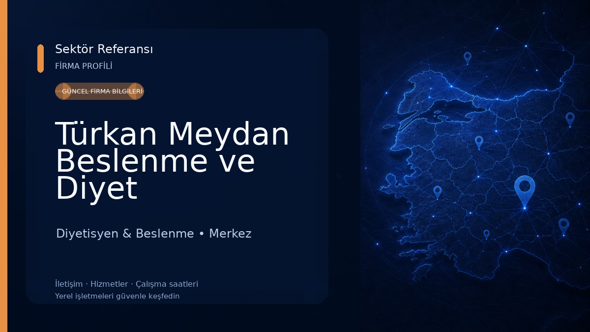 Türkan Meydan Beslenme ve Diyet Danışmanlık Merkezi Diyetisyen & Beslenme