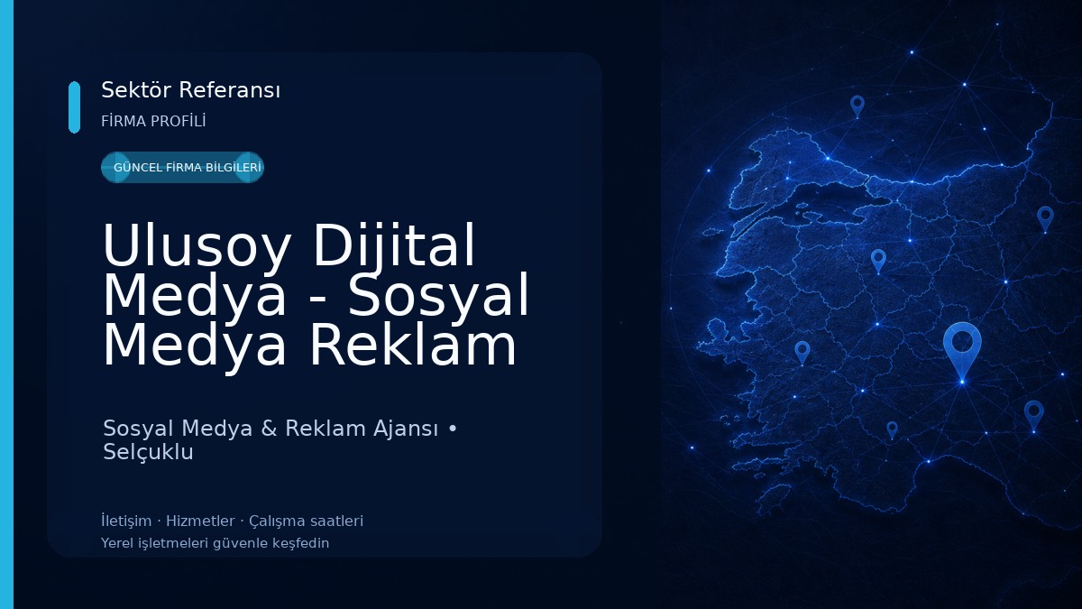 Ulusoy Dijital Medya - Sosyal Medya Reklam Ajansı Sosyal Medya & Reklam Ajansı