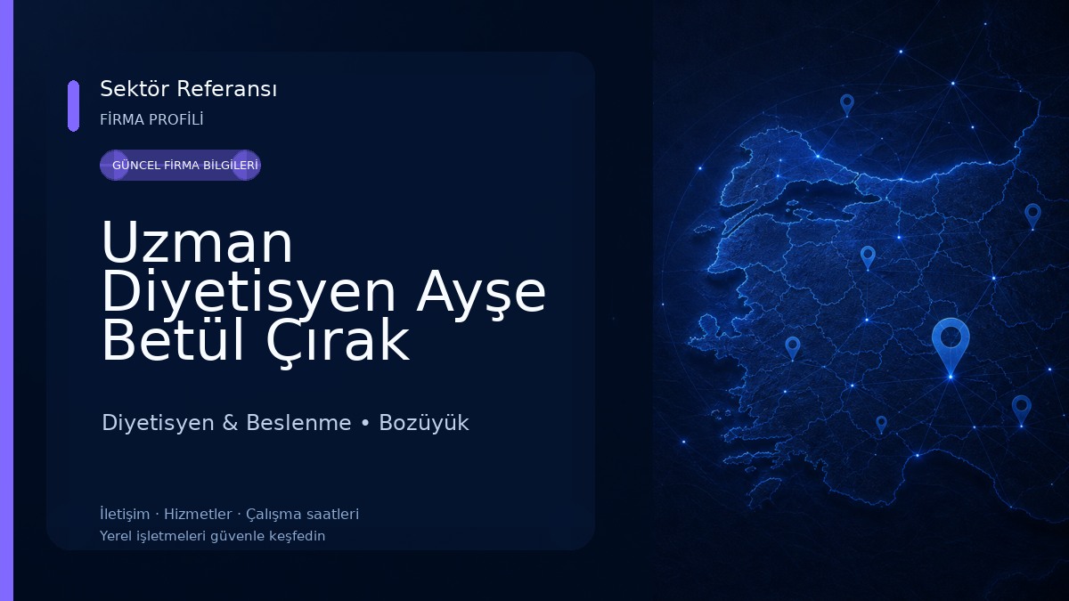 Uzman Diyetisyen Ayşe Betül Çırak Diyetisyen & Beslenme