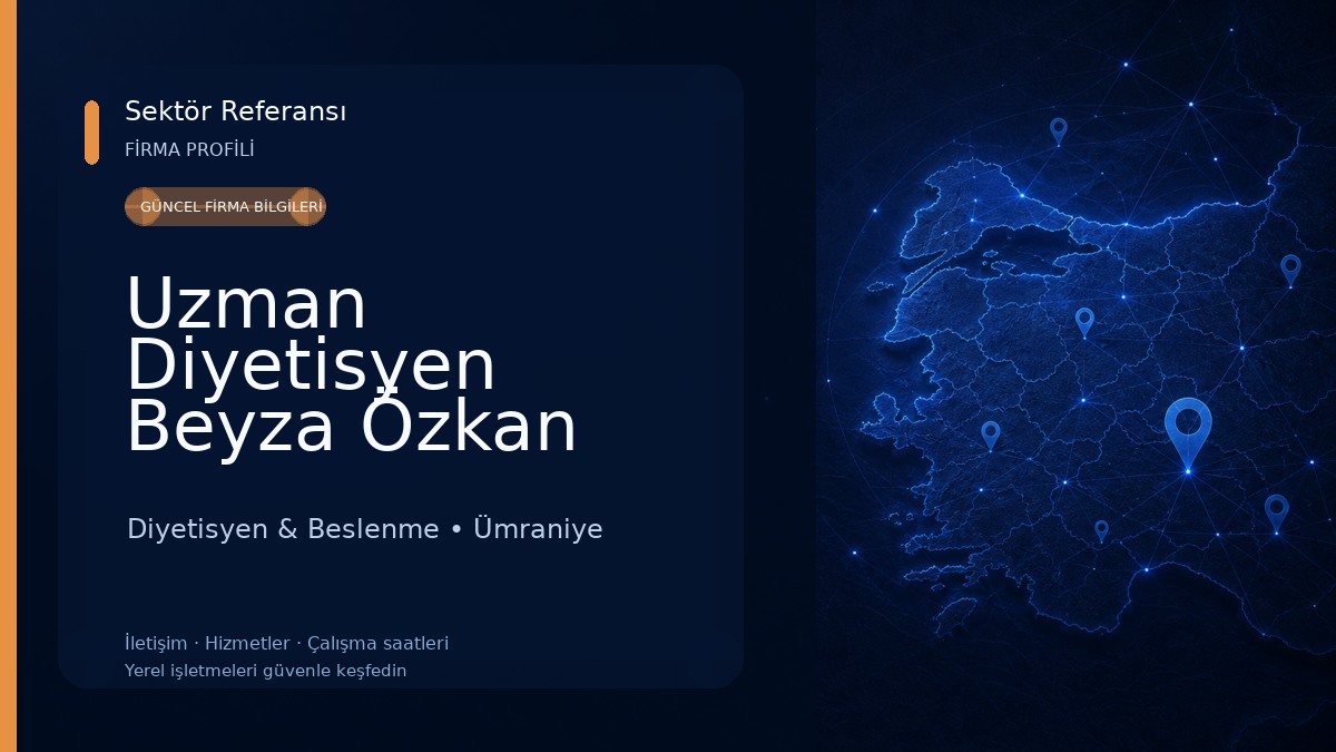 Uzman Diyetisyen Beyza Özkan Şahin Beslenme ve Diyet Ofisi