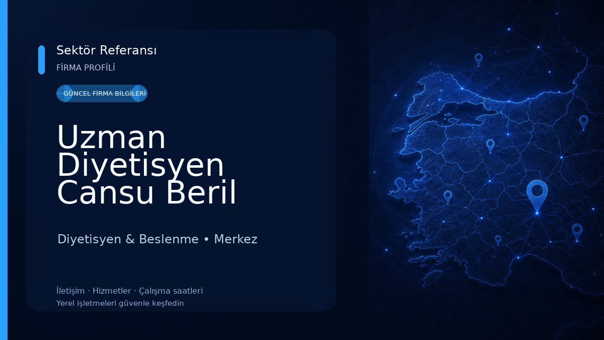 Uzman Diyetisyen Cansu Beril Beslenme Danışmanlığı / Diyet Edirne