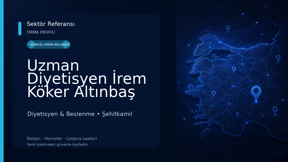 Uzman Diyetisyen İrem Köker Altınbaş Beslenme ve Diyet Danışmanlığı Diyetisyen & Beslenme