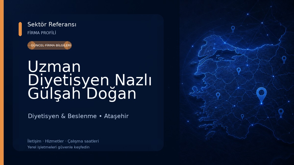 Uzman Diyetisyen Nazlı Gülşah Doğan