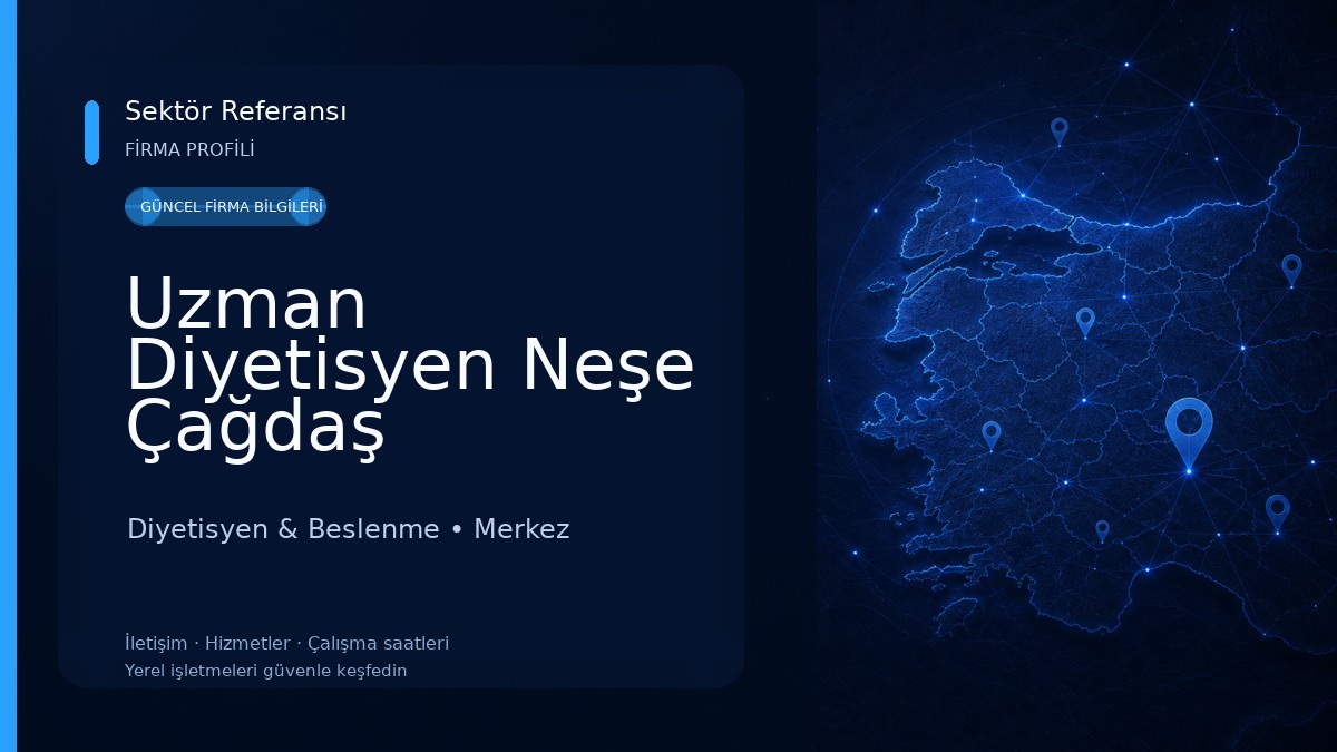 Uzman Diyetisyen Neşe Çağdaş Danışman Diyetisyen & Beslenme