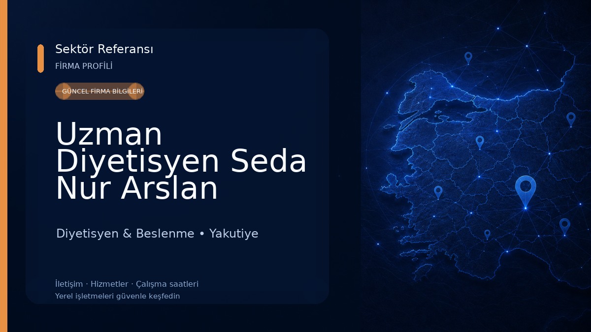 Uzman Diyetisyen Seda Nur Arslan Beslenme ve Diyet Diyetisyen & Beslenme