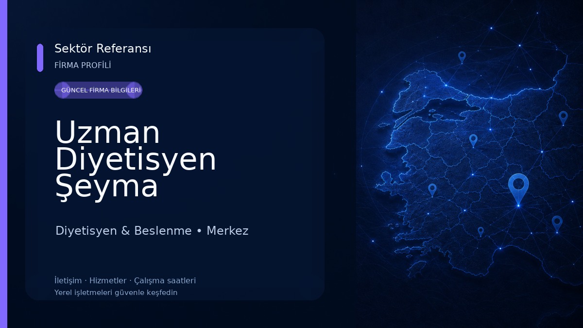 Uzman Diyetisyen Şeyma Temizyürek