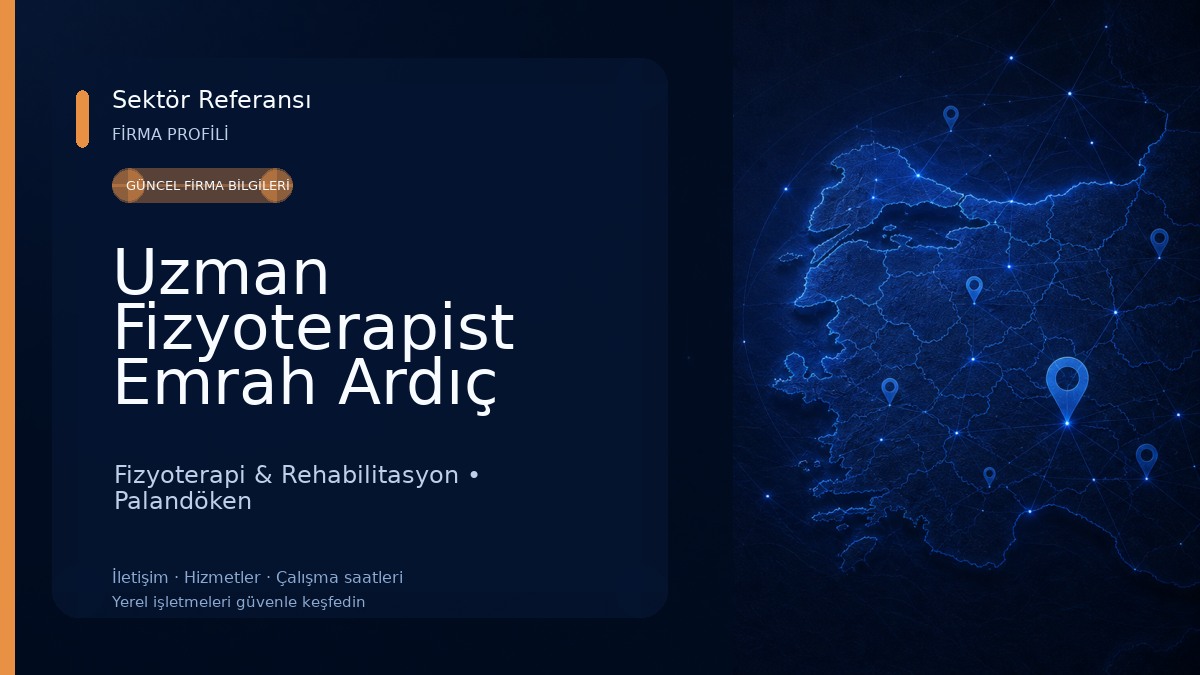 Uzman Fizyoterapist Emrah Ardıç Fizyoterapi & Rehabilitasyon
