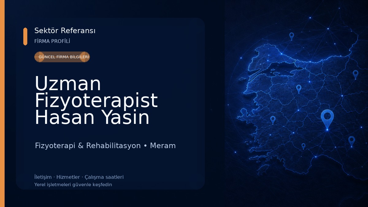 Uzman Fizyoterapist Hasan Yasin Acar Sağlık Hizmet Birimi 