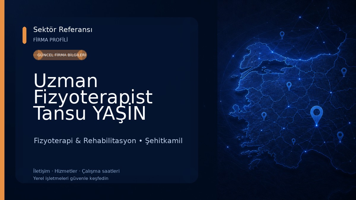 Uzman Fizyoterapist Tansu YAŞİN Fizyoterapi ve Skolyoz Merkezi 