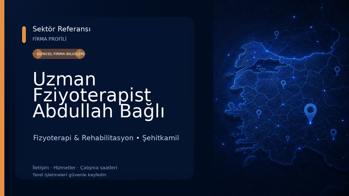Uzman Fziyoterapist Abdullah Bağlı 