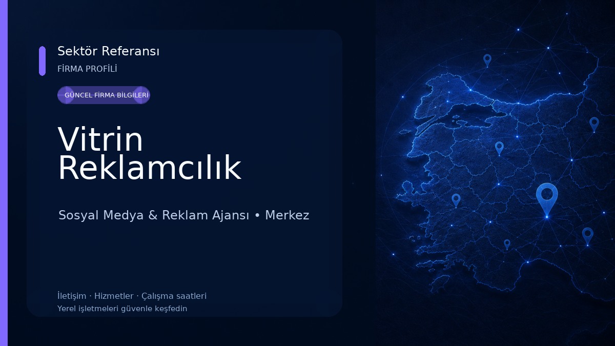 Vitrin Reklamcılık Sosyal Medya & Reklam Ajansı